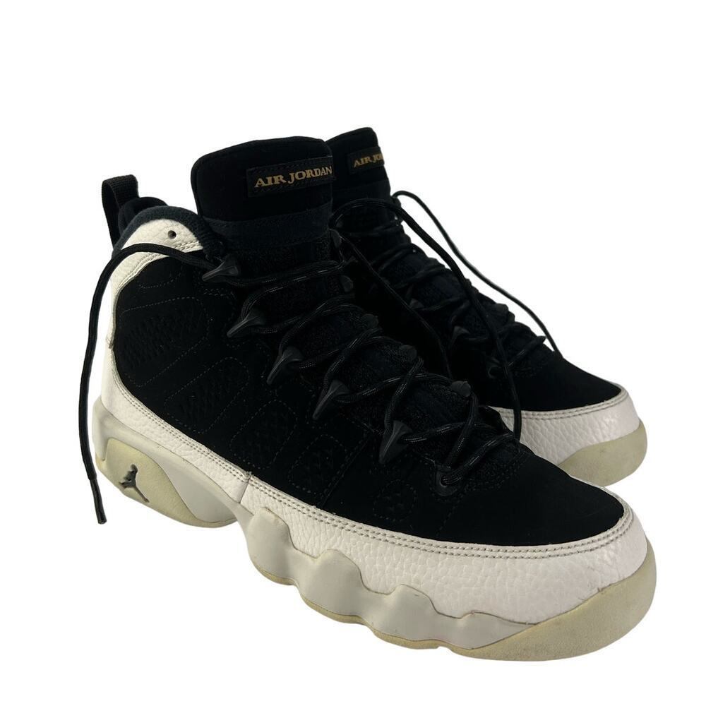 Air Jordan 9 Retro BG Los Angeles Black Summit White 302359-021 Y6.5/ Women's 8